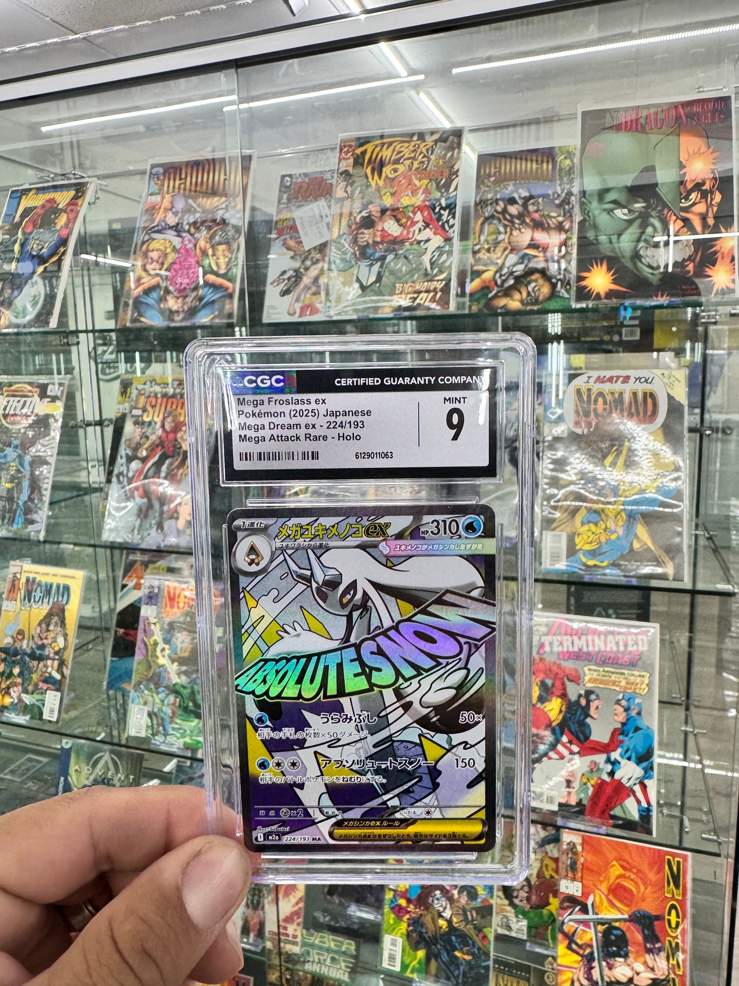 8.5 CGC MEGA FROSLASS EX