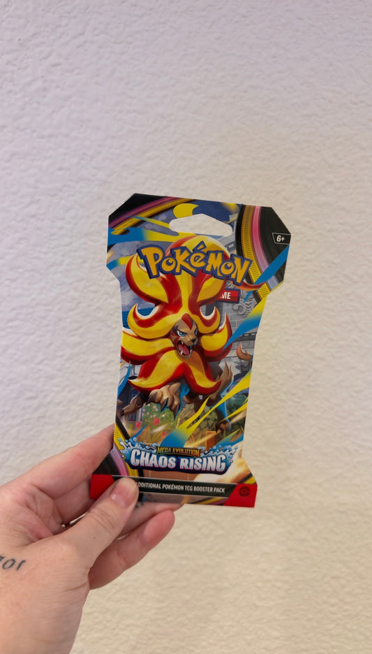 CHAOS RISING SLEEVED BOOSTER PACK