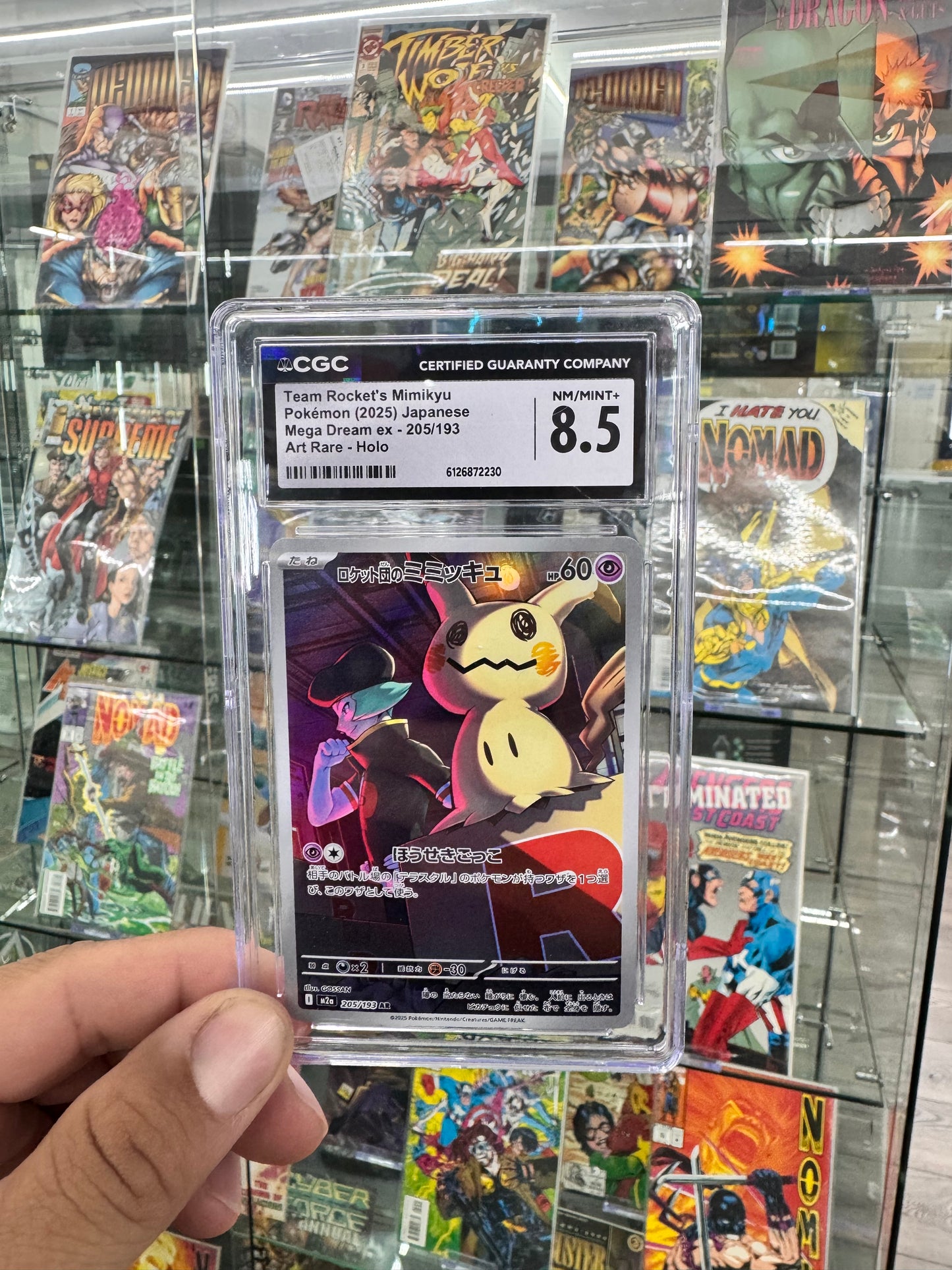 8.5 CGC TEAM ROCKET’S MIMIKYU